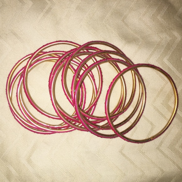 SET OF 11 BANGLES FROM INDIA - Picture 2 of 3